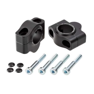 KIT REHAUSSE GUIDON ALUMINIUM NOIR (+22MM) VOIGT pour 450 MT VOIGT
