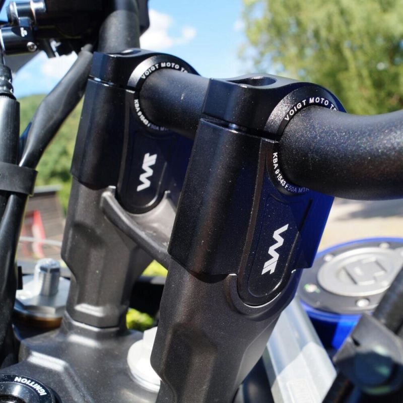 KIT REHAUSSE GUIDON ALUMINIUM NOIR (+50MM) VOIGT pour 450 MT VOIGT