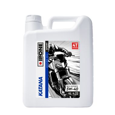 Huile moteur 4T 10W-40 KATANA 100% SYNTHESE IPONE (4L) pour CF-MOTO 450 et 700 MT / 450 NK IPONE