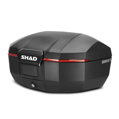 Top case SHAD "SH51" Carbone (51L) pour motos CF MOTO SHAD