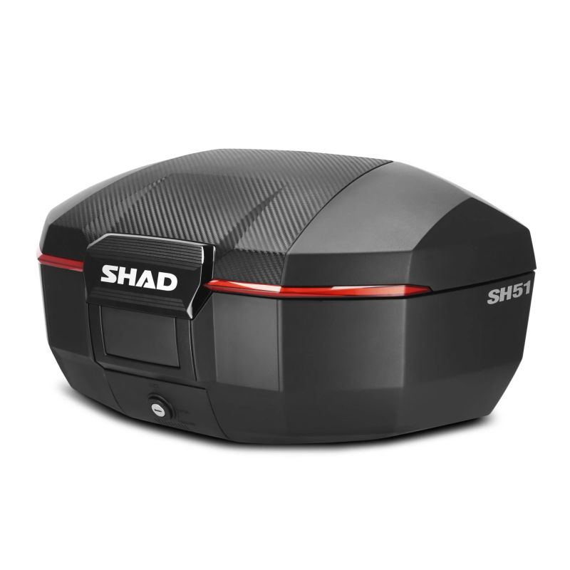 Top case SHAD "SH51" Carbone (51L) pour motos CF MOTO SHAD