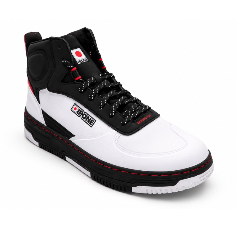 Chaussures Moto IPONE KT01-S Blanches Homologuées - 850675