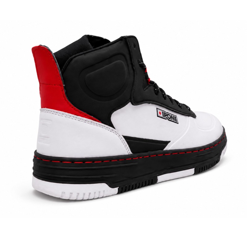Chaussures Moto IPONE KT01-S Blanches Homologuées - 850675