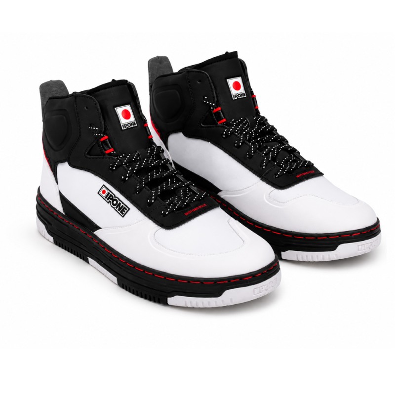 Chaussures Moto IPONE KT01-S Blanches Homologuées - 850675