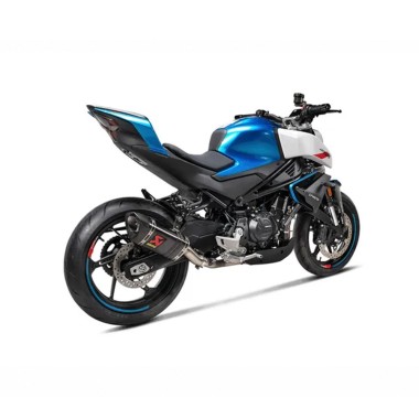 Silencieux Akrapovic Slip-On Carbone CFMOTO 450 NK (24-26) - 18114709