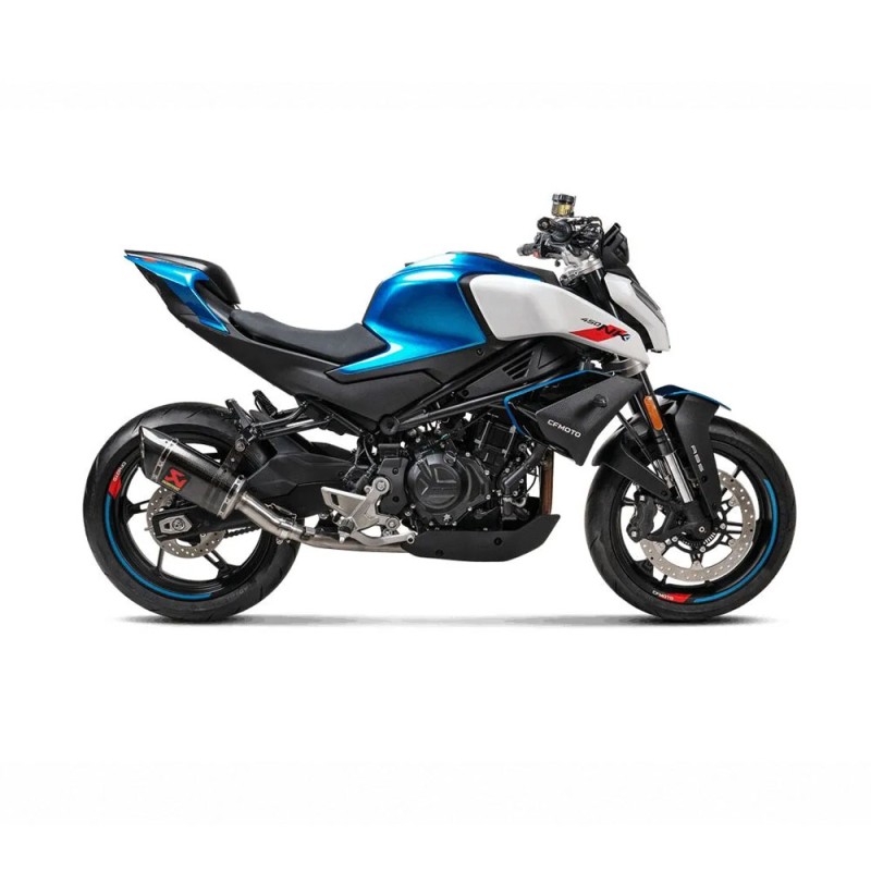 Silencieux Akrapovic Slip-On Carbone CFMOTO 450 NK (24-26) - 18114709