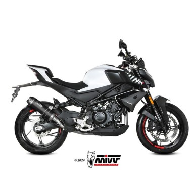 Silencieux MIVV AK-1 Inox Noir CFMOTO 450 NK (24-26) Homologué CE - 1129286001