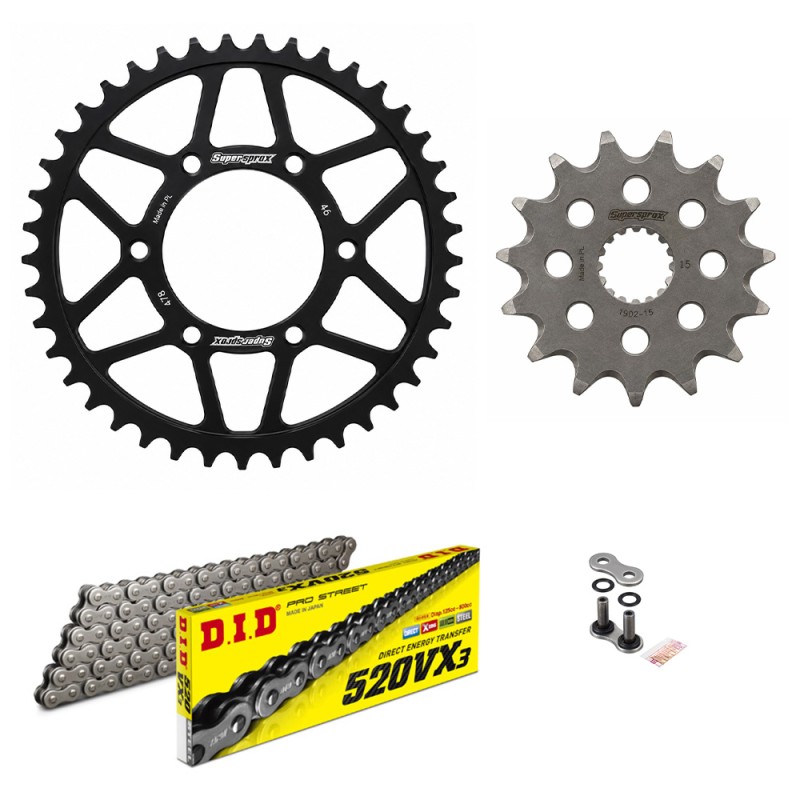 Kit Chaîne 16/41 CFMOTO 800 NK - DID