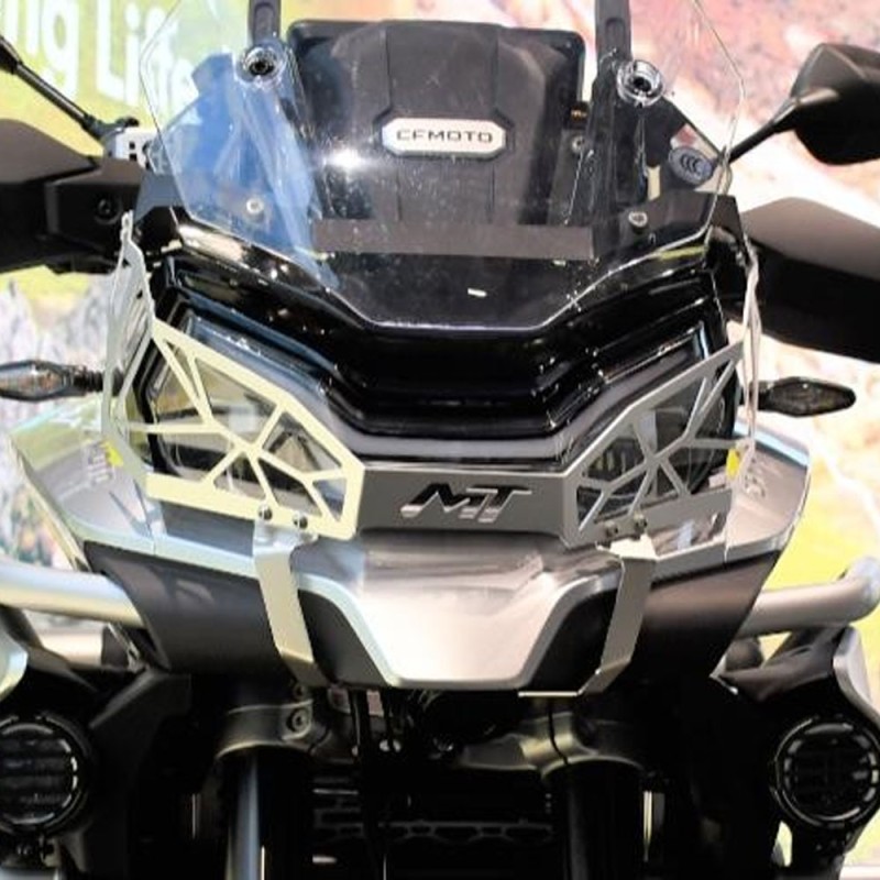 Protection feux avant aluminium gris CFMOTO 800MT - 6WWV-806100-5000