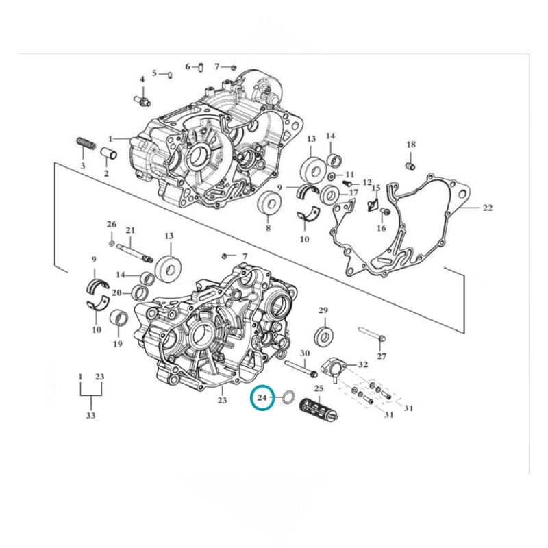 SH-JC16512-03300 - Joint de Crépine d'Huile CFMOTO 125 NK