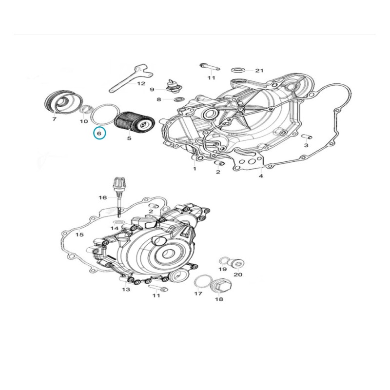 SH-JC16524-03300 - Joint de Filtre à Huile CFMOTO 125 NK