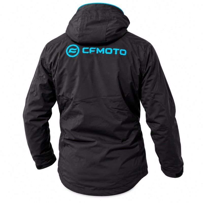 Veste Softshell à Capuche Noire CFMOTO