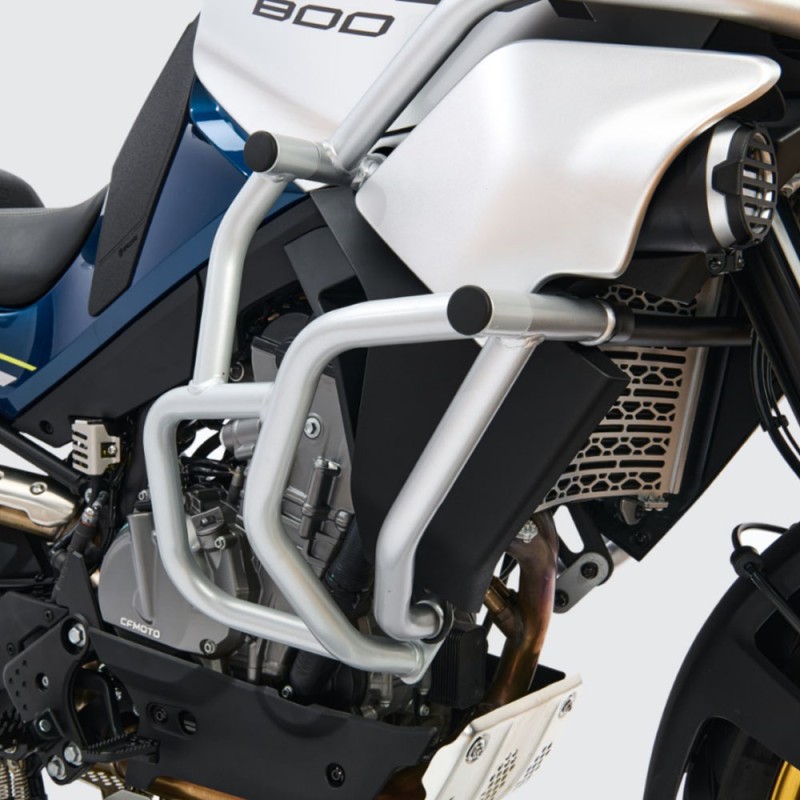 Crash bars supplémentaires blanc/argent CFMOTO 800MT - 6WWV-801000-5000