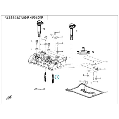 Bougie d'Allumage CFMOTO 675 SR | Pièce Moteur