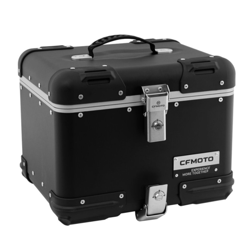 Top case noir CFMOTO 800MT avec platine - 6WWV-803000-5000-10