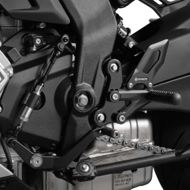 Kit commandes reculées aluminium CFMOTO 675 SR – Rearset complet réglable