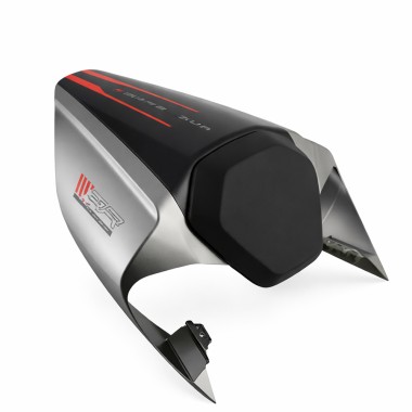 Capot de selle passager racing blanc CFMOTO 450SR - 6AQV-801200-1000