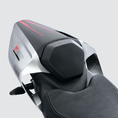 Capot de selle passager racing blanc CFMOTO 450SR - 6AQV-801200-1000