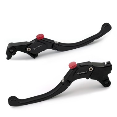 KIT LEVIER DE FREIN ET D'EMBRAYAGE NOIR REGLABLE POUR 800NK