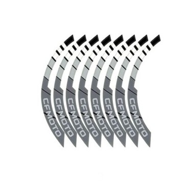 Liserés de jantes CFMOTO 800NK – Stickers jantes moto - AG 1812