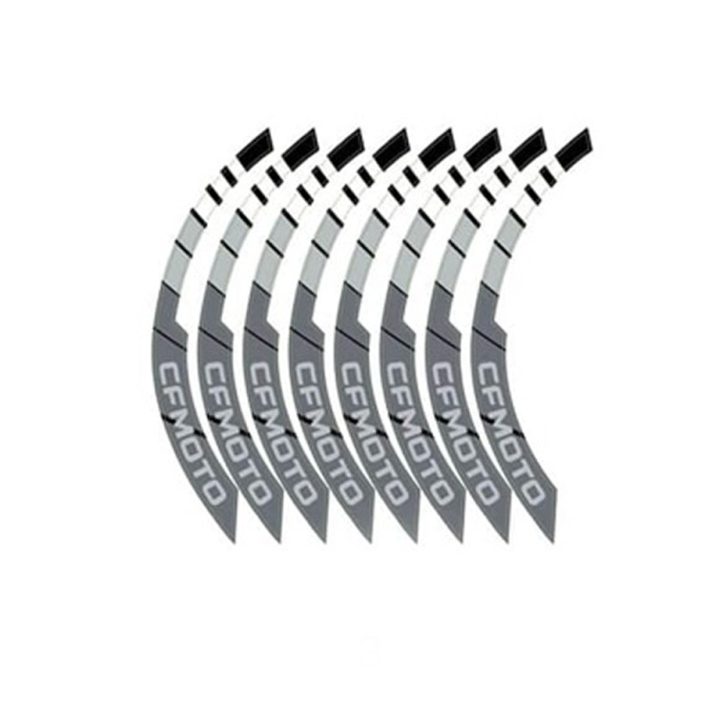 Liserés de jantes CFMOTO 800NK – Stickers jantes moto - AG 1812