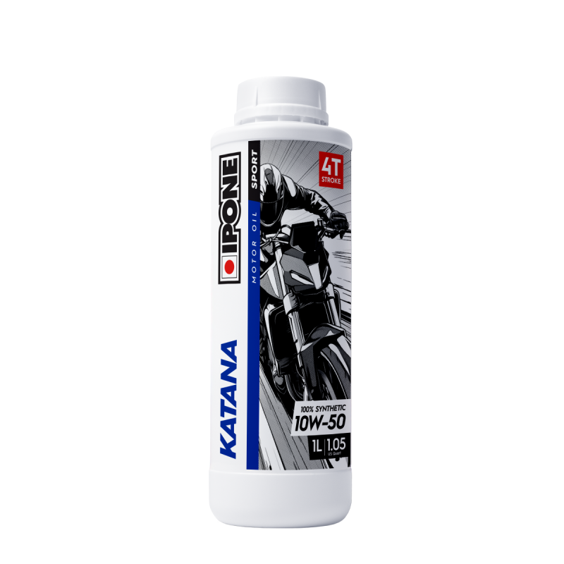 Huile moteur 4T 10W-50 KATANA IPONE (1L) pour motos CF-MOTO-801027
