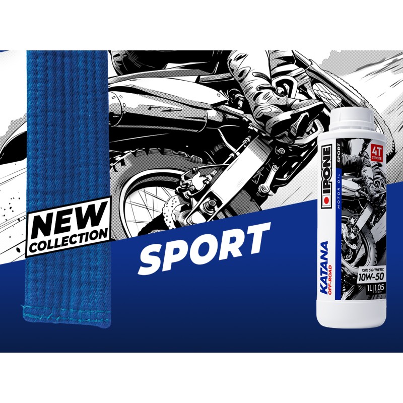 Huile moteur 4T 10W-50 KATANA IPONE (1L) pour motos CF-MOTO-801027
