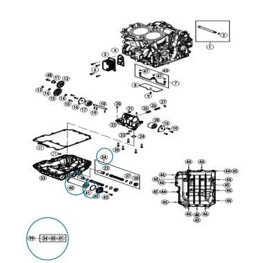 Kit filtre à huile CFMOTO 800MT - C00050000068