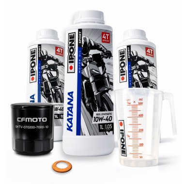 Kit vidange IPONE 100% SYNTHESE pour CF-MOTO 700 MT (24+) IPONE