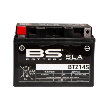 Batterie BTZ14S SLA CFMOTO 450MT / 800MT / 800NK / 675