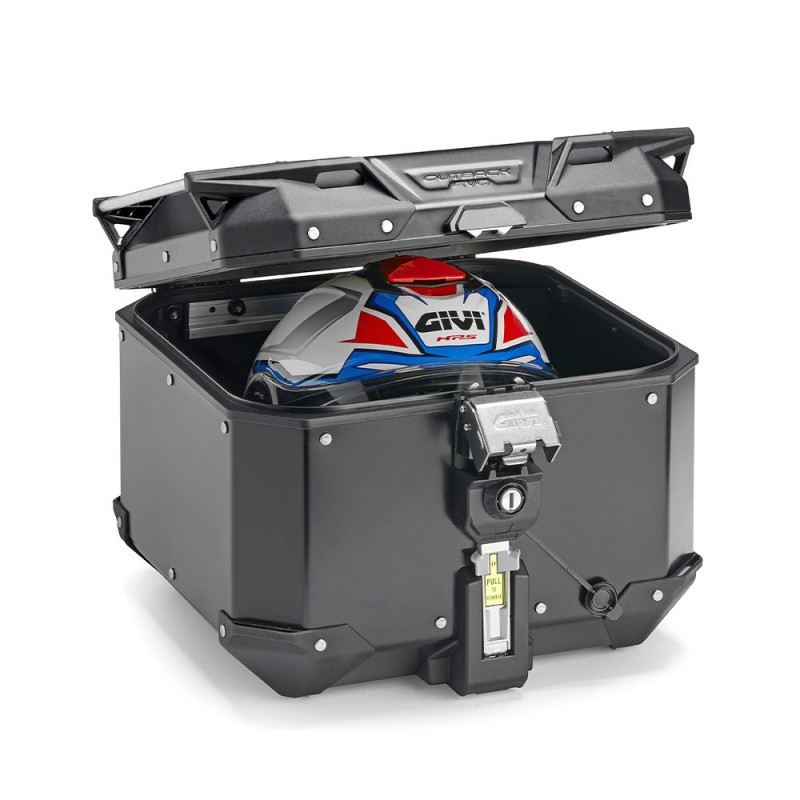 Topcase GIVI "TREKKER OUTBACK EVO SMART" Alu Noir (42L) pour CF MOTO 450 / 700 / 800 / 1000 MT GIVI