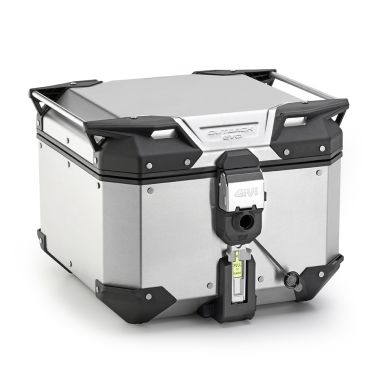 Topcase GIVI "TREKKER OUTBACK EVO SMART" Alu Gris (42L) pour CF MOTO 450 / 700 / 800 / 1000 MT GIVI