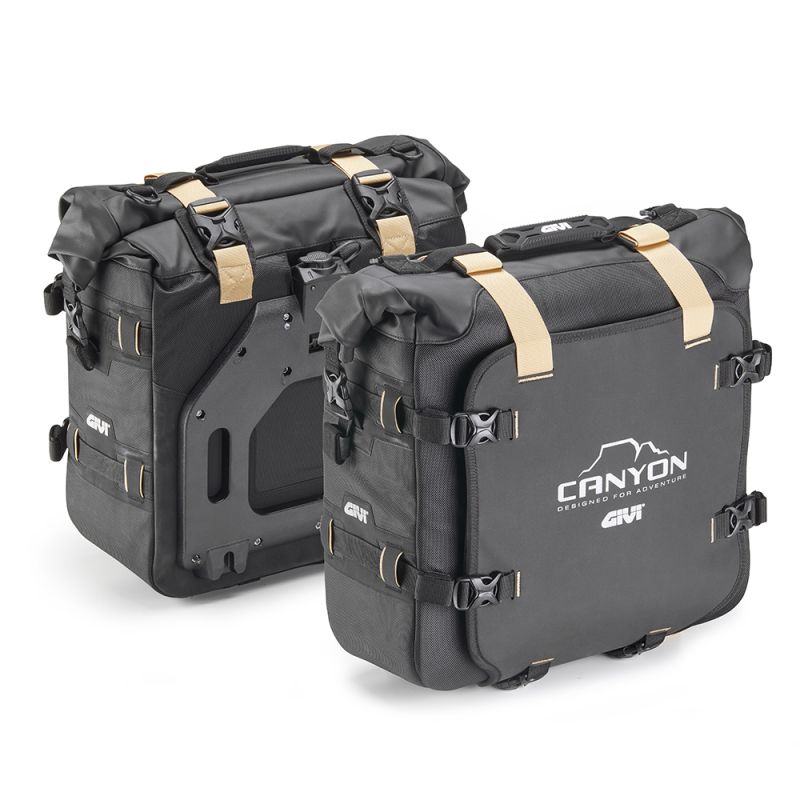 Valises latérales imperméables GIVI Canyon Monokey (2 x 25L) pour CF MOTO 450 MT GIVI