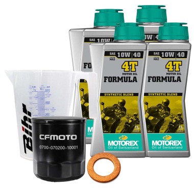 Kit vidange MOTOREX pour CF-MOTO 675SR (24-25)