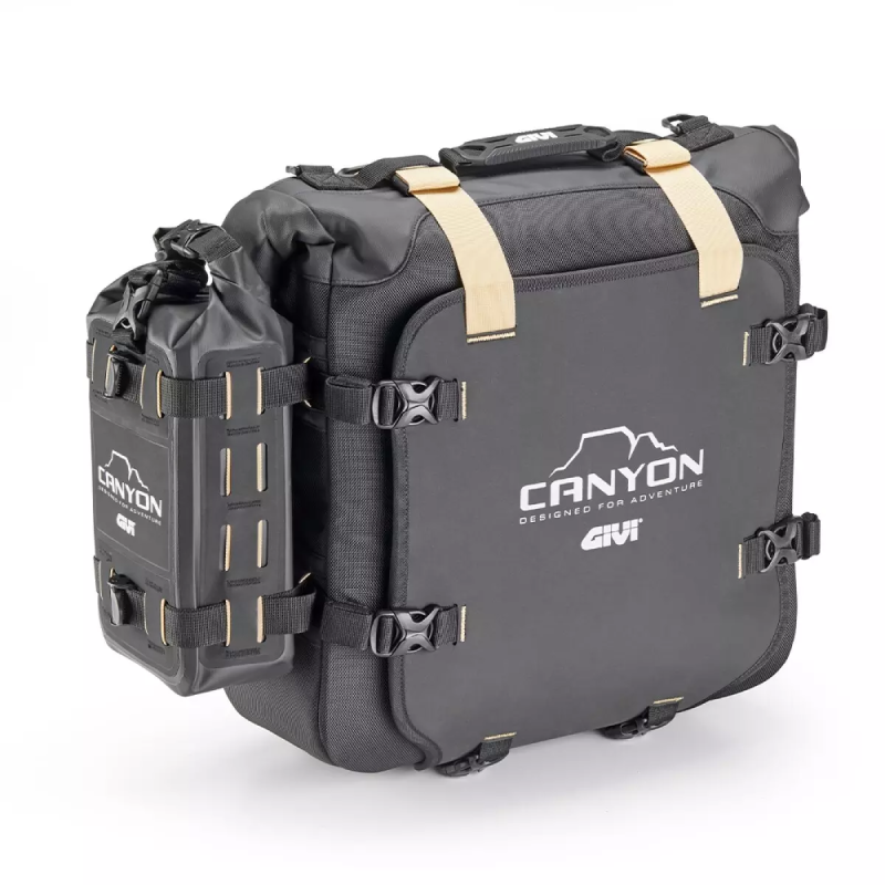 Valises latérales imperméables GIVI Canyon Monokey (2 x 25L) pour CF MOTO 450 MT GIVI