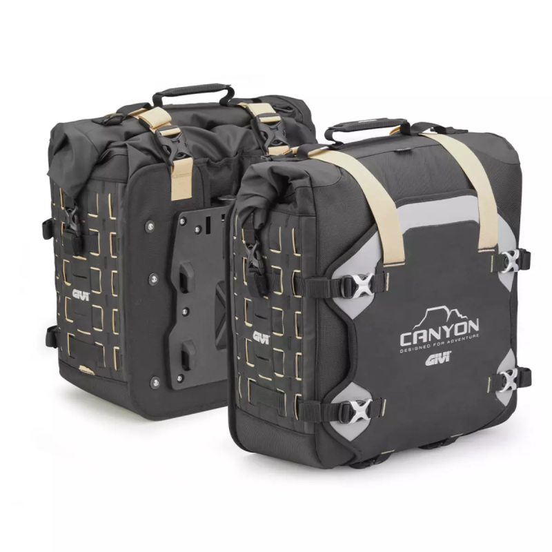 Valises latérales imperméables GIVI Canyon Monokey (2 x 35L) pour CF MOTO 800 MT-X