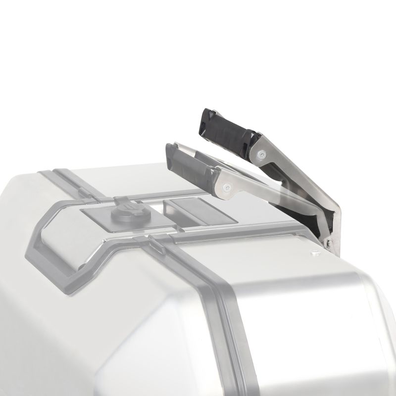 Topcase SHAD "TERRA TR 55" Aluminium Gris (55L) pour Trails CF MOTO 450 / 700 / 800 / 1000 MT SHAD