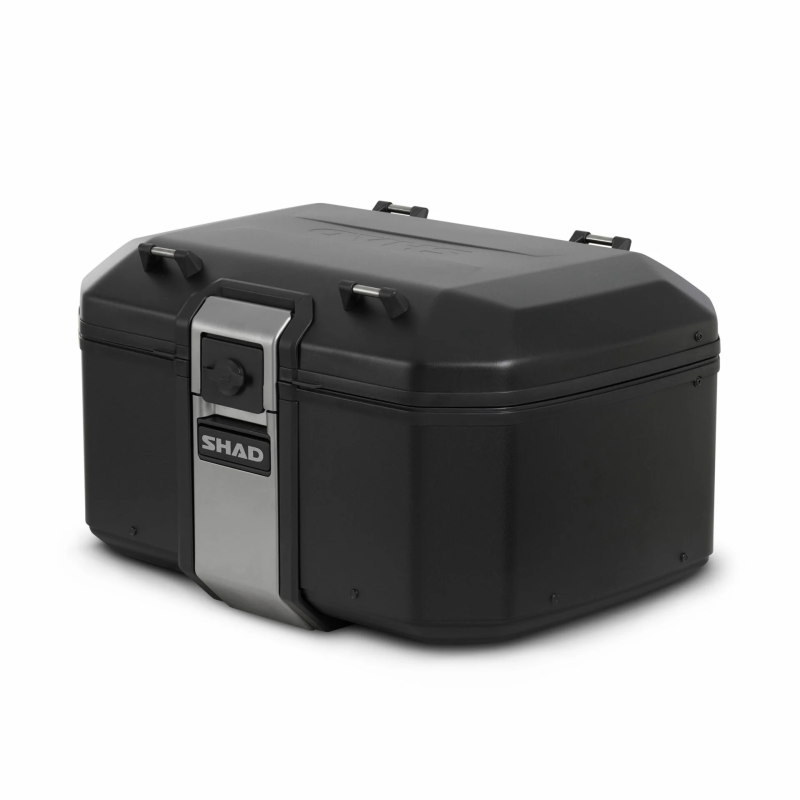 Topcase SHAD "TERRA TR 55" Aluminium Noir (55L) pour Trails CF MOTO 450 / 700 / 800 / 1000 MT