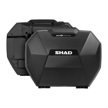Valises Extensibles SHAD "SH38X" Carbone (23L/38L) pour motos CF MOTO  SHAD