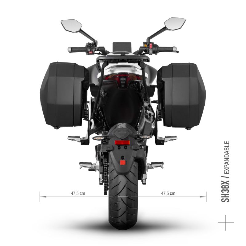 Support de Valises latérales SHAD 3P SYSTEM pour CF MOTO 800 NK / SPORT / ADVANCED SHAD