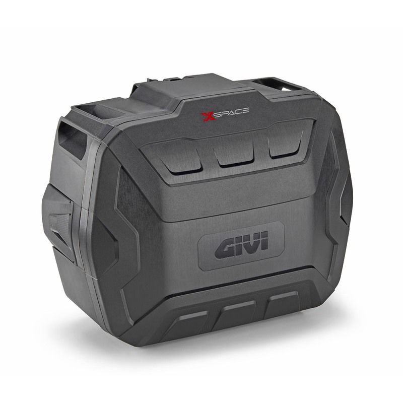 Top case / Valise Extensible GIVI " MONOKEY XSPACE" Noir (27/36L) pour CF MOTO 450 / 700 / 800 / 1000 MT GIVI