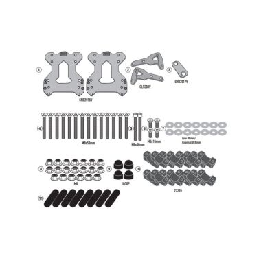 Adaptateur de valises latérales GIVI PL ONE-FIT pour CF MOTO 800 MT GIVI