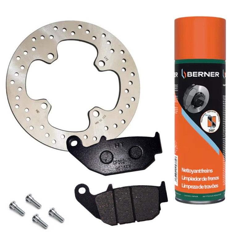 Pack disque avant CFMOTO 450SR – Disque + plaquettes + vis + nettoyant